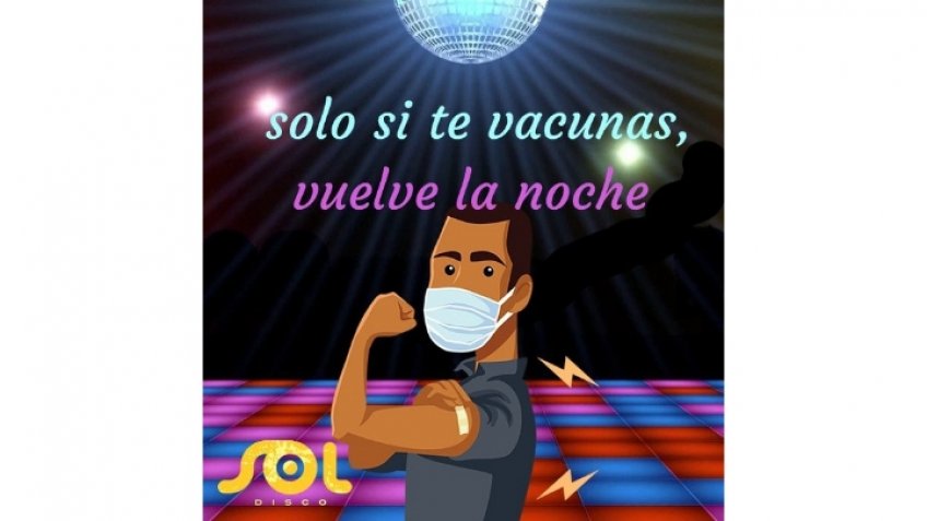 "Solo si te vacunás, vuelve la noche", el mensaje de un boliche tandilense
